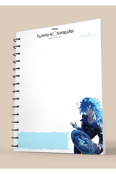 nihonwosekai Twisted Wonderland Anime A5 Size Spiral Notebook 50 Sheets