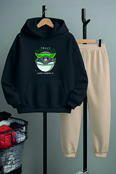 MYADA Преміум комбінезон з принтом кота-астронавта 22938