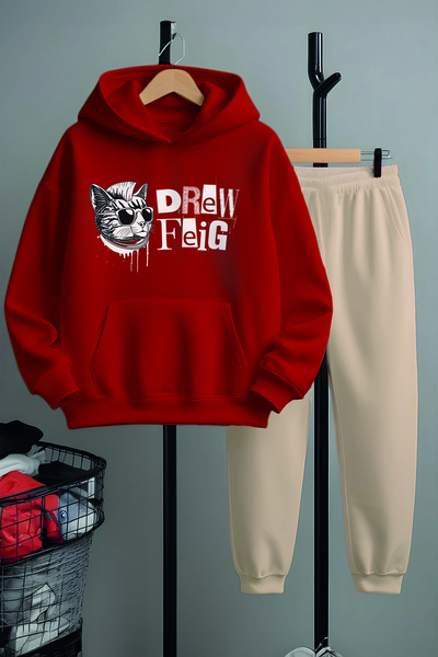 MYADA Premium Drew Feig Štampano trenerka set 23349