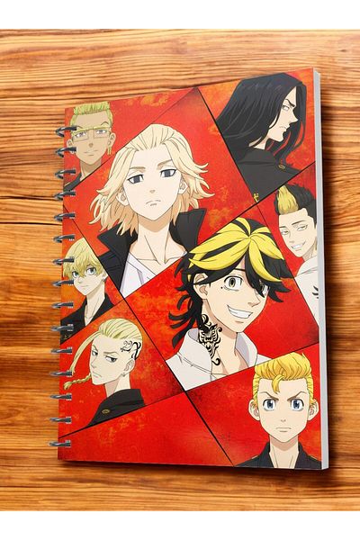 nihonwosekai Tokyo Revengers Anime A5 Size Spiral Notebook 50 Sheets