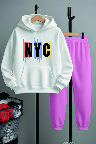 MYADA Premium šarena NIC štampana gornja i donja trenerka KSNUMKS