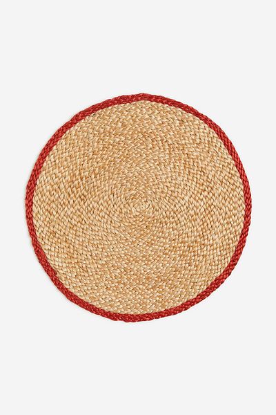 H&M Round jute table mat