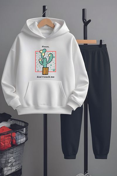 MYADA Set de trening cu imprimeu cactus