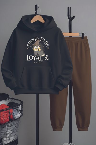 MYADA Set de trening cu imprimeu Premium Proud To Be Loyal Kind 22925