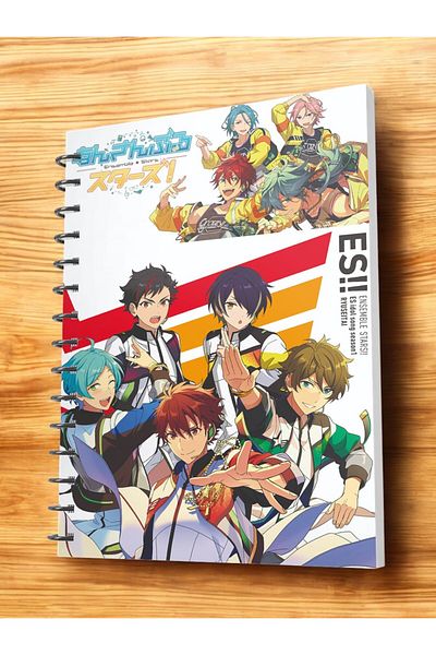 nihonwosekai Ensemble Stars Anime A5 Boy Spiral Notebook 50 Sheets