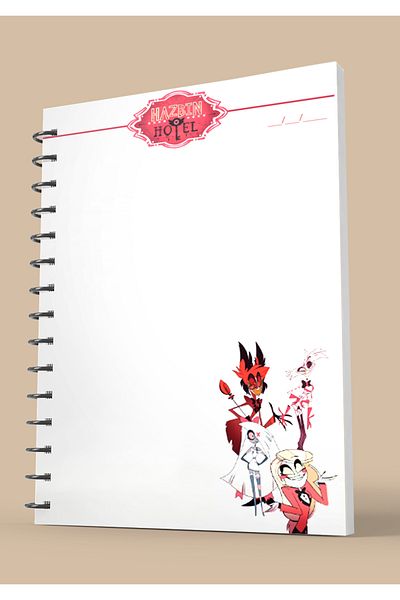 nihonwosekai Hazbin Hotel Anime A5 Size Spiral Notebook 50 Sheets