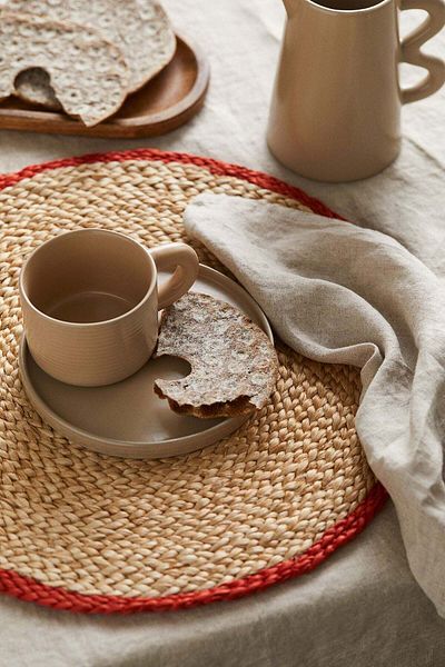 H&M Round jute table mat