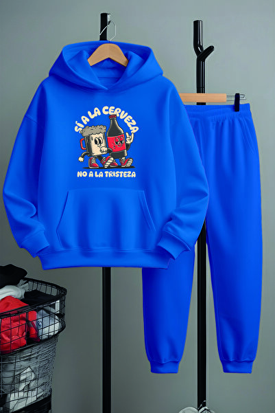 MYADA Premium stil Štampano donji i gornji deo trenerke set 22976