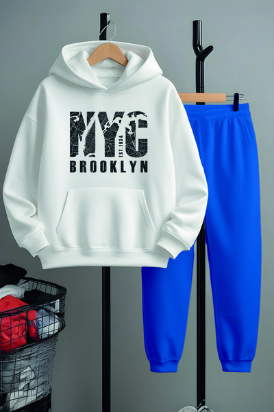 MYADA Преміум унісекс NYC з принтом, комплект спортивного одягу 12501