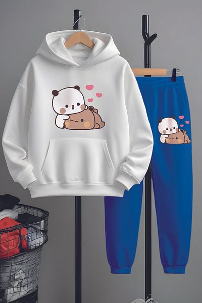MYADA Set de sus și de jos cu imprimeu Bubu premium 23410