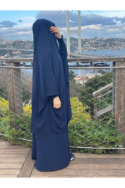 ZÜMHA Σετ Navy Blue Afghan - με βελόνα και καμηλοπάδα