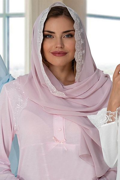 kaktüslohusa Σάλι εγκυμοσύνης Effortt Powder Pink Chiffon 5551
