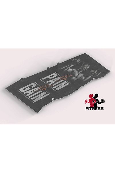 Erays Home Digital Printed Sports Athlete Fitness Towel 50x100 Cm 100% Cotton