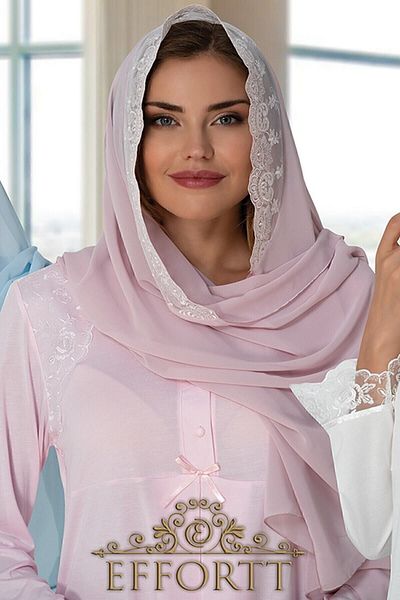 kaktüslohusa Σάλι εγκυμοσύνης Effortt Powder Pink Chiffon 5551