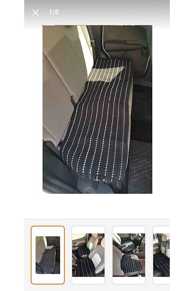 Taşkın Home Anti-sweat Car Rug Front and Back Set of 3 Laying Rugs Black and White