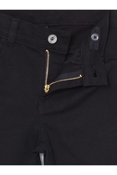 LC Waikiki Lcw Kids Black Boy's Trousers with Adjustable Elastic Waist
