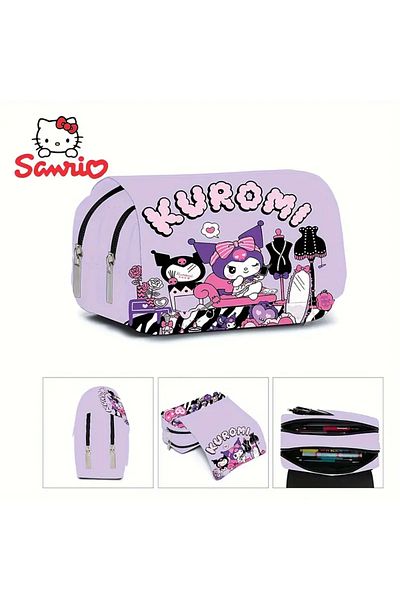 bundle island Lilac Kuromi Figured Children's Pencil Case - Double Compartment K1327