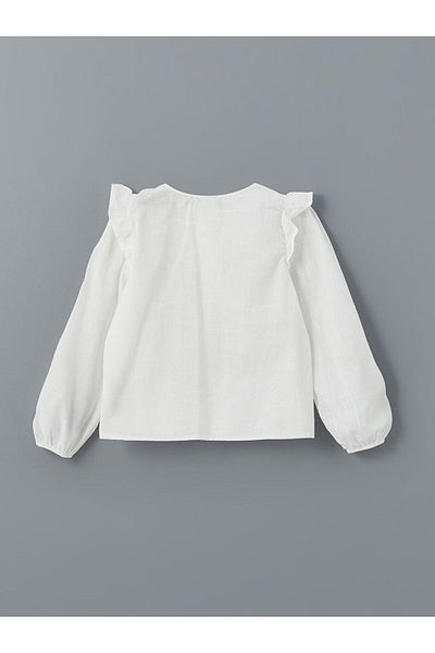 LC Waikiki Cămașă pentru fetiță LCW Kids cu volane