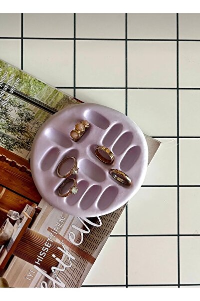 Tasarım Purple Ring Organiser, Organiser, Decorative Plate