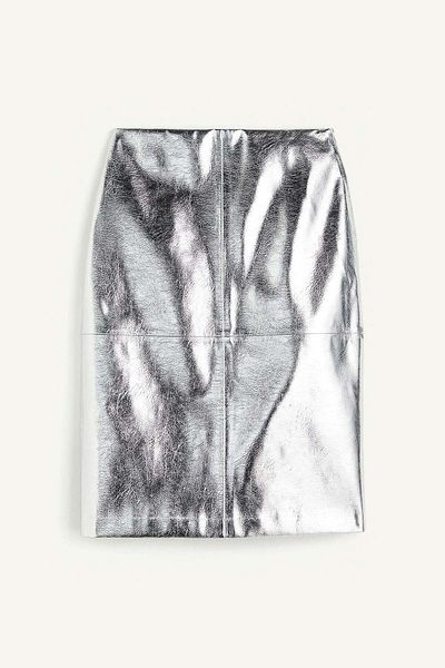H&M Coated skirt