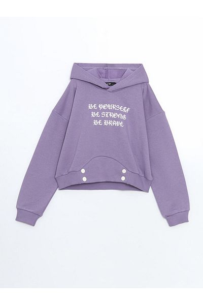 LC Waikiki Lcw Hooded Girl's Tracksuit Suit Fast Fashion