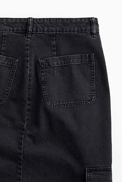 H&M Denim cargo skirt