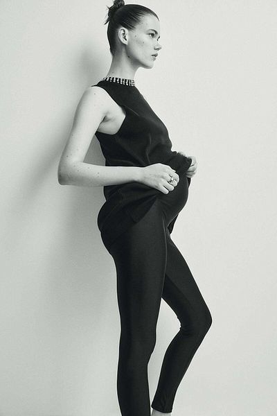 H&M MAMA Shiny leggings
