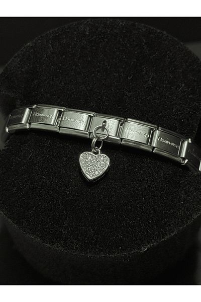 Sumen Butik Steel Italian Bracelet Charm, Charm