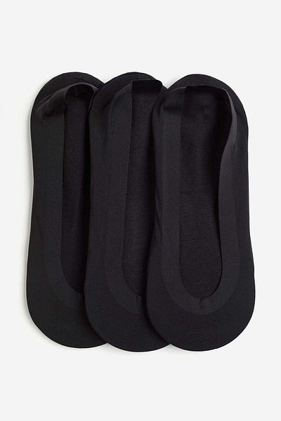 H&M 3-pack no-show socks