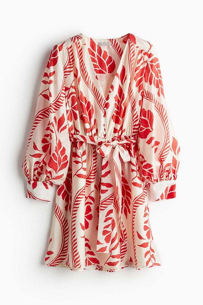 H&M Tie-belt dress