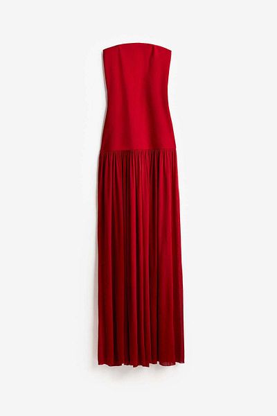 H&M Long bandeau dress