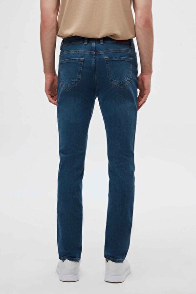 D'S Damat Damat Slim Fit Indigo Denim Trousers - Ds