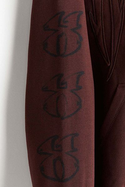 H&M Oversized zip-through hoodie