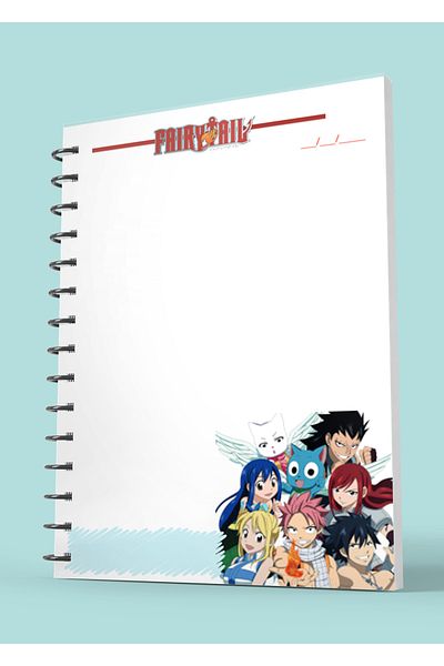 nihonwosekai Fairy Tail Anime A5 Size Spiral Notebook 50 Sheets