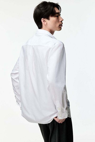 H&M Regular Fit Modal-blend Shirt