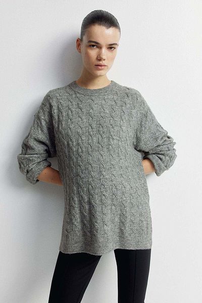 H&M MAMA Cable-knit jumper