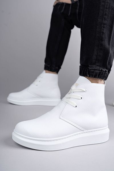 BZ Moda Ανδρικά αθλητικά μποτάκια Oslo B207 - Lace Up και Λευκό