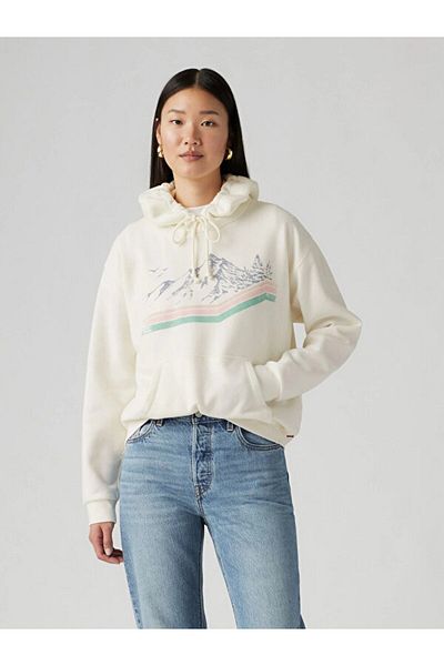 Levi's Дамска качулка с джобове Mountain Hoodie Sweatshirt - 001u6-0000