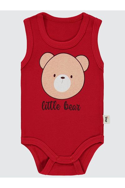 Civil Baby 1-36 Months Red Baby Boy Snap Badi