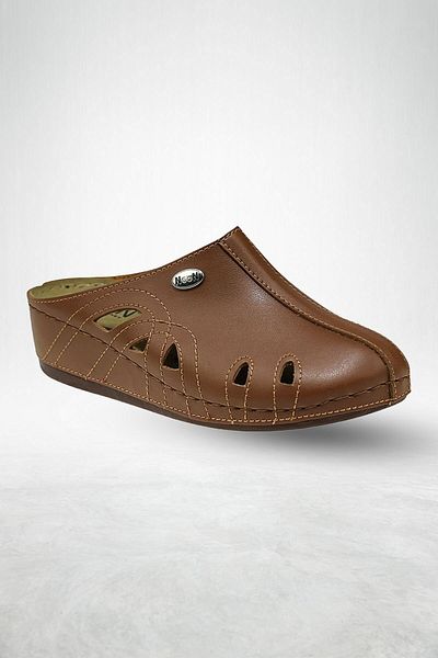 Evojean Taba Orthopedic Comfortable Daily Γυναικείες Παντόφλες