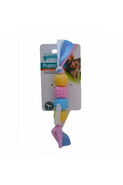 Pawise Puppy Life Teething Toy String Ball Dog Toy