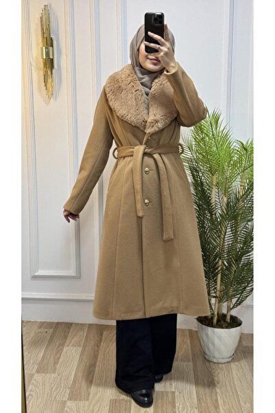 Tebrikler tekstil νέα σεζόν γυναικεία χειμερινή κομψή και άνετη καμπαρντίνα κατάλληλη για καθημερινή χρήση μοντέλο G1863