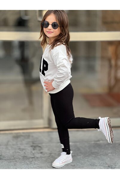 ciklet kids طقم من قطعتين مع طماق مطرزة من Süzine