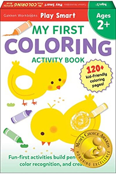 Gakken Play Smart My First Coloring Book 2 Preschool Activity Workbook With 8...