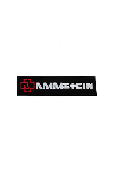 X-SHOP Siyah Rammsteın Rock Metal Patches Arma Peç Kot Yaması