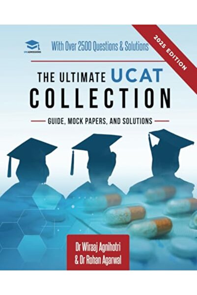 RAR Medical Services مجموعة Ucat النهائية الإصدار الجديد مع أكثر من 2500 سؤال وحل دليل Ucat التجريبي