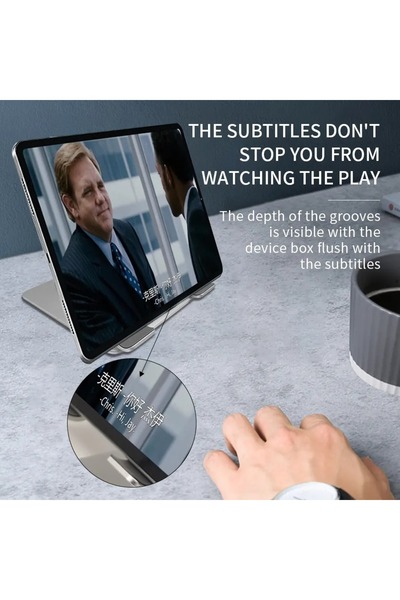 Coverzone Φορητή αναδιπλούμενη βάση για tablet συμβατή με iPad με ρυθμιζόμενη γωνία XK041