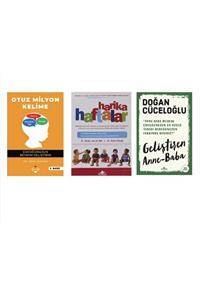 Buzdağı Yayınevi OTUZ MILYON KELIME+HARIKA HAFTALAR+GELISTIREN ANNE BABA=3 SET