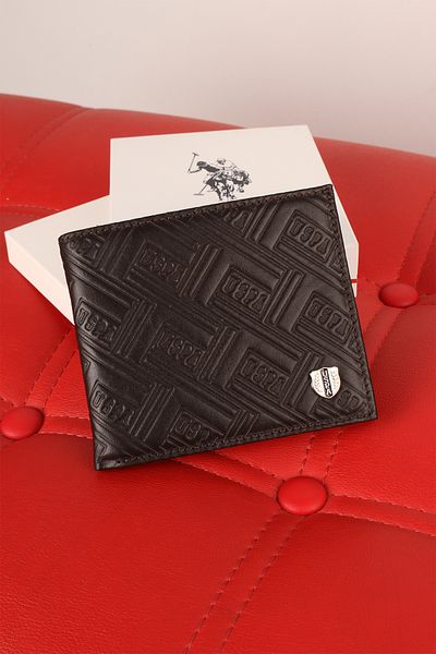 U.S. Polo Assn. ΒΑΣΗ. POLO ASSN. 24022-24023-24630 Θήκη κάρτας πορτοφολιού από γνήσιο δέρμα καφέ