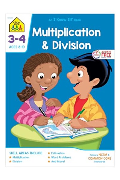 School Zone Publishing School Zone 34 Multiplication & Divisio